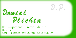 daniel plichta business card